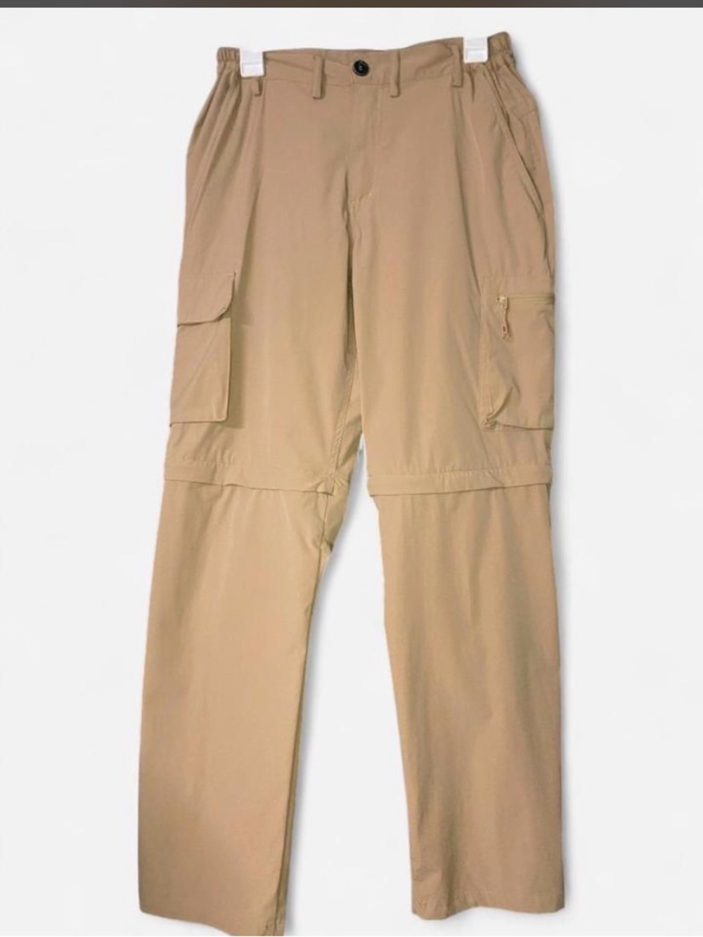 Gash HaoLightweight Convertible Cargo Pants - Tan